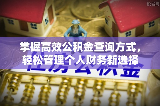 达州掌握高效公积金查询方式，轻松管理个人财务新选择