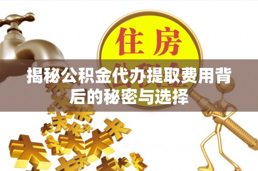 达州揭秘公积金代办提取费用背后的秘密与选择