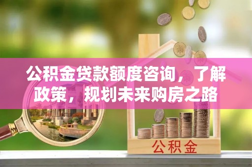 达州公积金贷款额度咨询，了解政策，规划未来购房之路